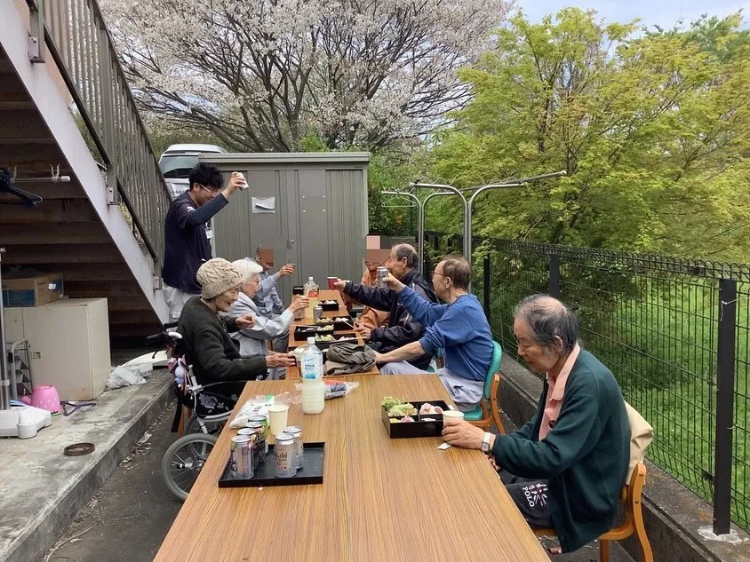 お花見🌸🍻🍻🍻